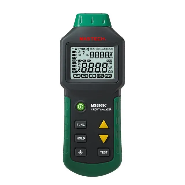 MASTECH MS5908C LCD Circuit An - Circuit Breaker Finder ulasan dan harga