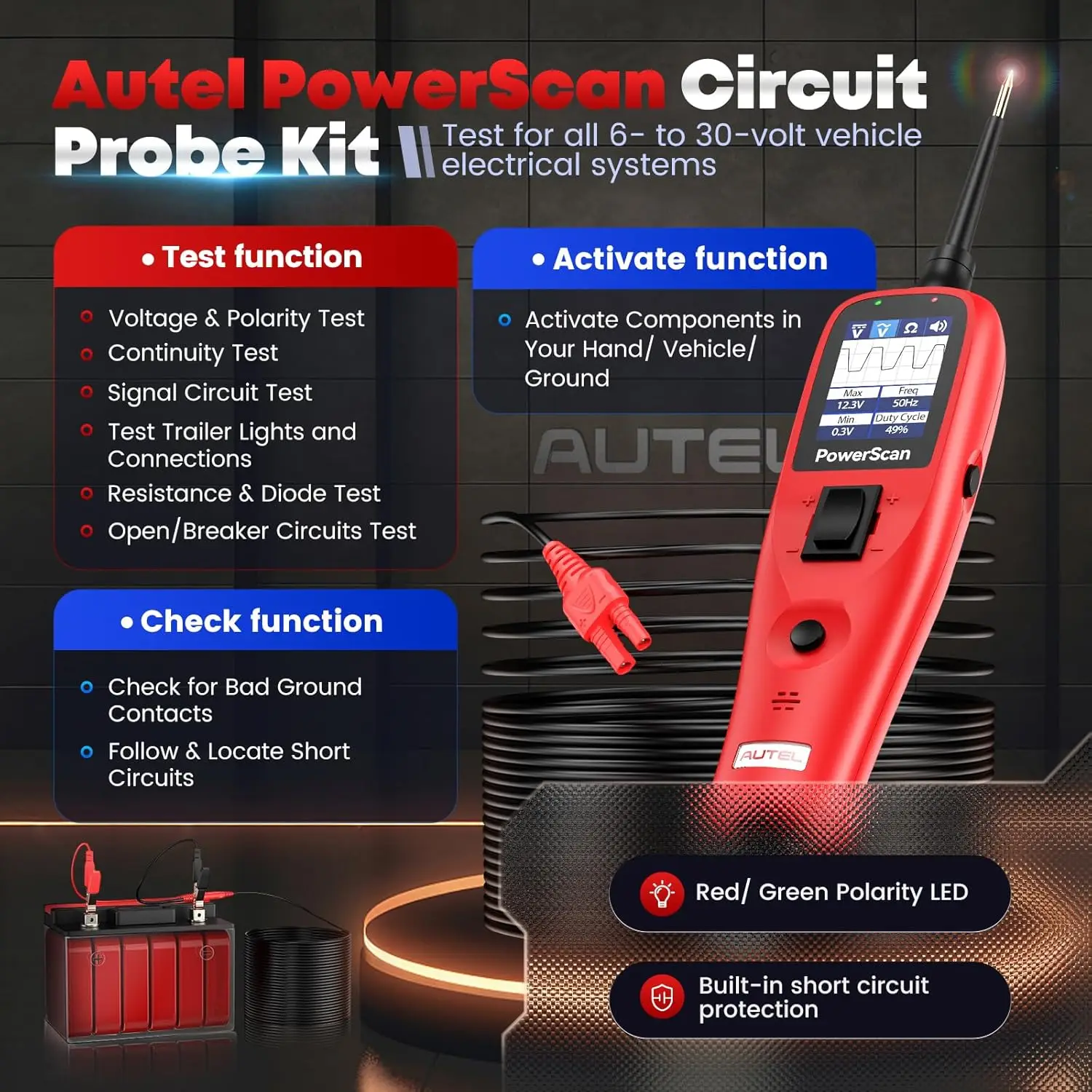 PowerScan Automotive Circuit T - Circuit Breaker Finder ulasan dan harga