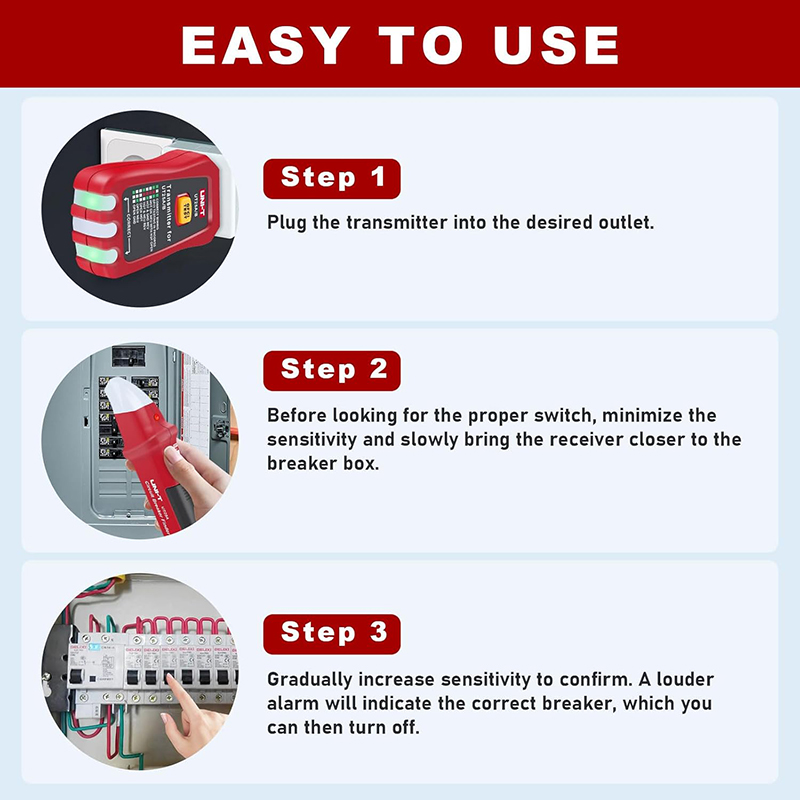 UNI-T AC Circuit Breaker Finde - Circuit Breaker Finder ulasan dan harga